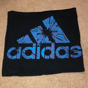 Adidas tube top hand made